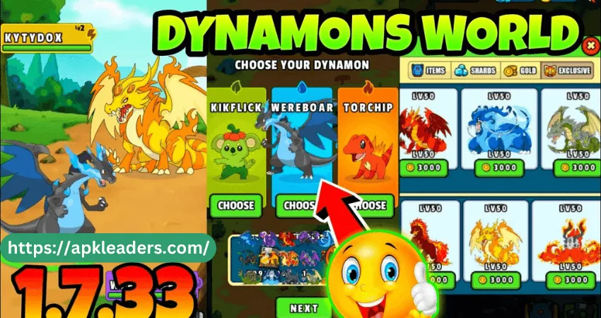 Dynamons World Mod Apk