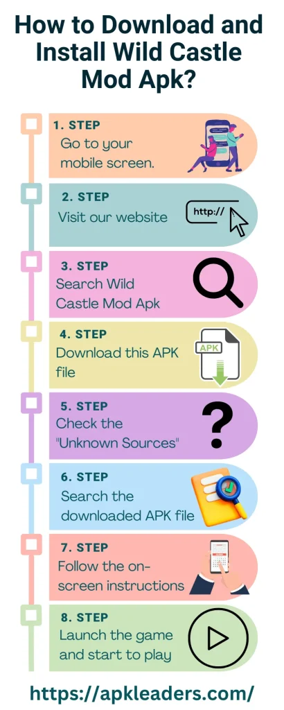 How to Download and Install Wild Castle Mod Apk?