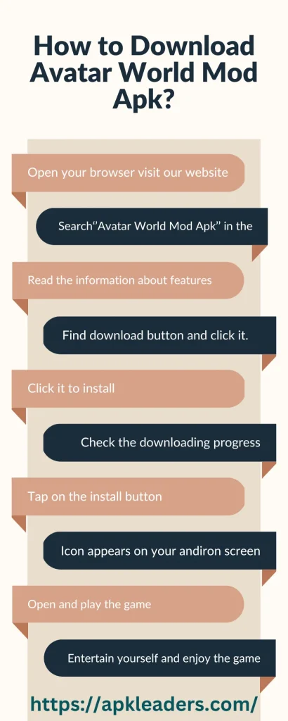 How to Download Avatar World Mod Apk