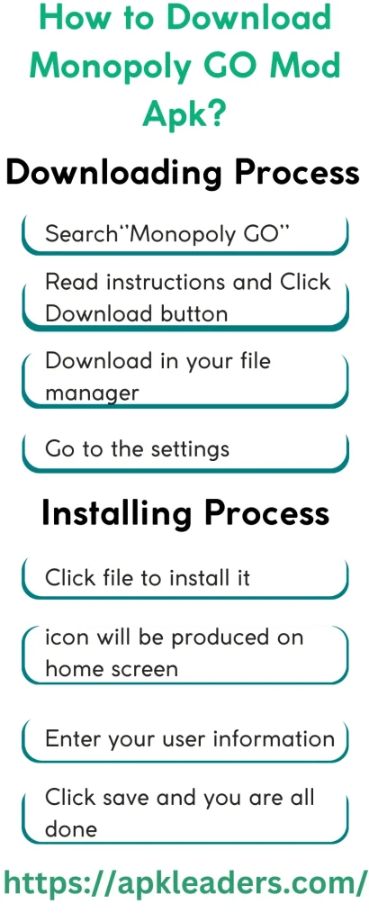 How to Download Monopoly GO Mod Apk?