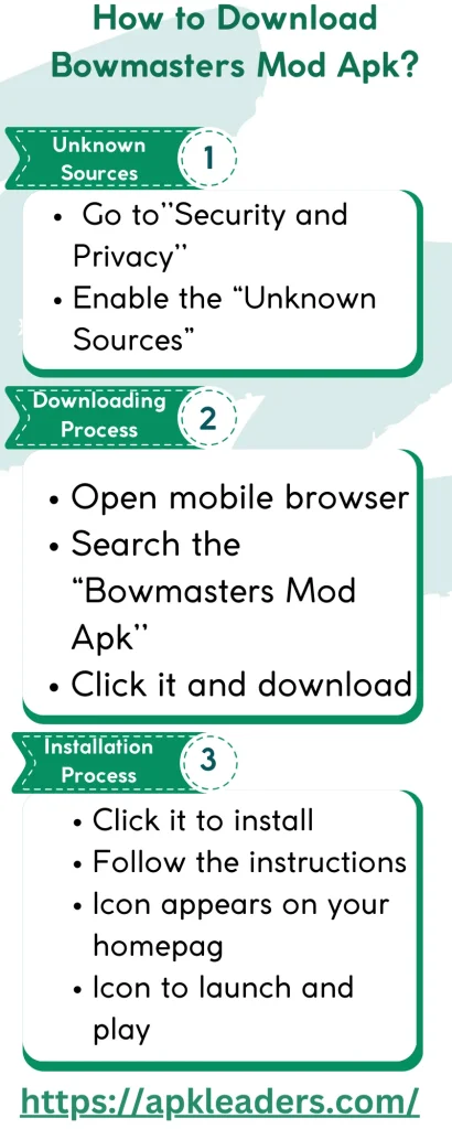 How to Download Bowmasters Mod Apk